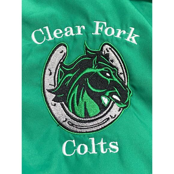 Clear Fork High School Green Jacket pullover windbreaker size 6XL - Picture 6 of 7